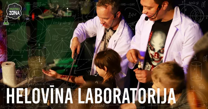 Zinātnes teātris Helovīna laboratorija latviešu valodā