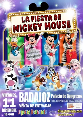 LA FIESTA DE MICKEY MOUSE EN BADAJOZ