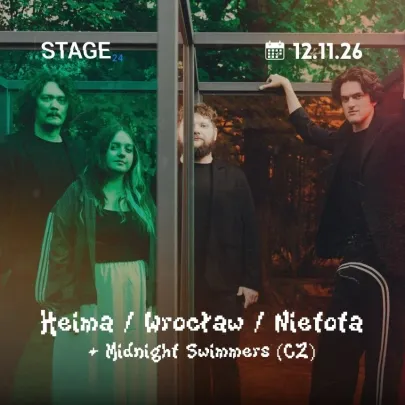 Heima + Midnight Swimmers (CZ) |  Wrocław | Nietota | 12.11