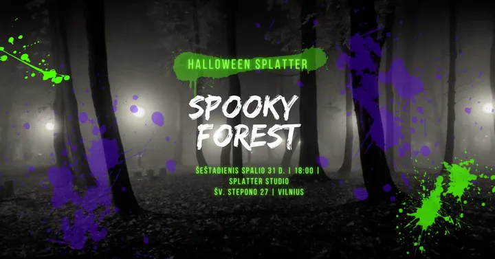 Spooky forest ( Halloween Splatter) | Vilnius