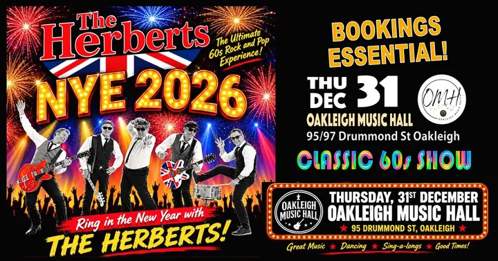 The Herberts - New Years Eve @ Oakleigh Music Hall