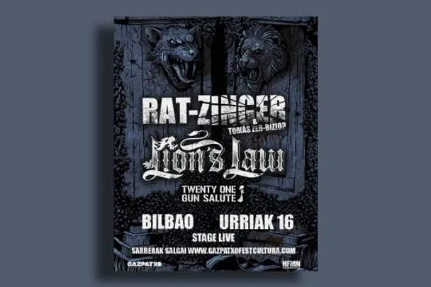 Rat-Zinger + Lion's Law + Twenty one gun salute (Bilbo)