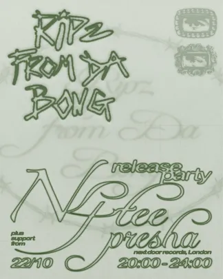 ripz from da bong - RELEASE PARTY