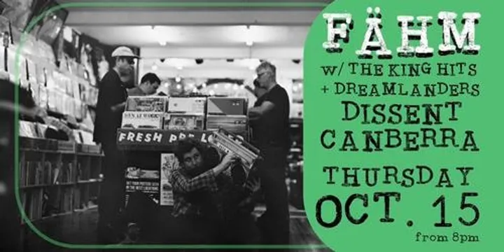 Fähm (NSW) Album Launch w/ The Kings Hits + Dreamlanders @ Dissent