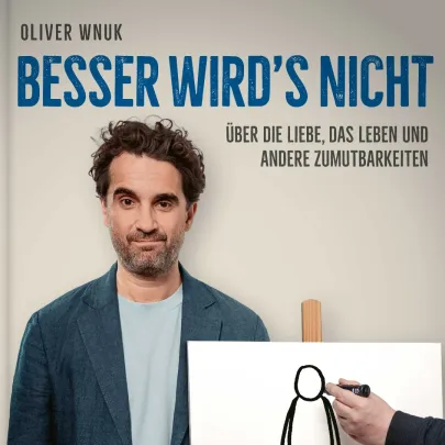 Wnuk agiert liest/ spielt/ erzählt aus seinem Buch  „Besser wird’s nicht“ und anderen Texten