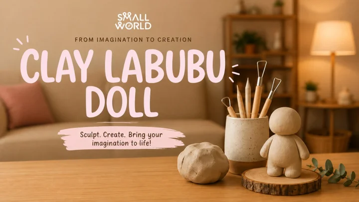 Clay Labubu Doll
