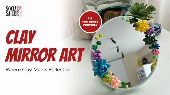 Clay Mirror Art - Bengaluru