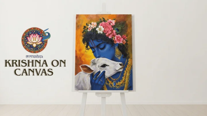 Krishna on Canvas | Kalaantara